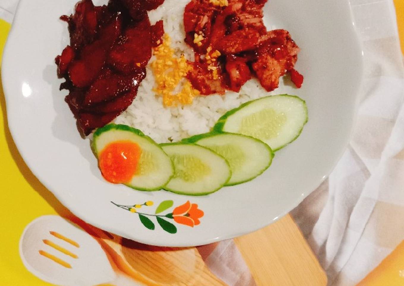 'Nasi campur sederhana"👍😘❤️