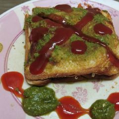 Cabbage toast sandwich A picture of Cabbage toast sandwich.