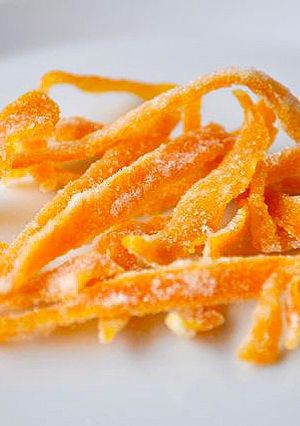รูปของ ผิวส้มเคลือบแก้ว (Candied Orange Peel)