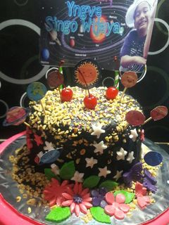 Foto resep Kue ultah dari pondan black forest kukus