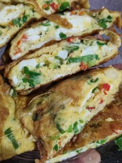Foto resep ❣️Telor Dadar Pedes