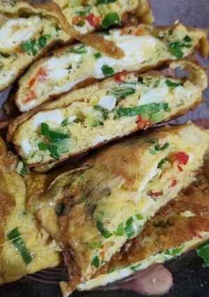 Foto resep ❣️Telor Dadar Pedes