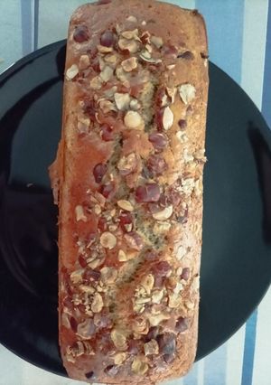 Une photo de Gâteau noisettes chocolat