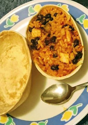 Una foto de Burritos en canasta