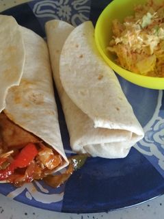 Una foto de Burrito de pollo