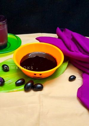 जांभूळ क्रश / जॅम (jamun crush/jam recipe in marathi) रेसिपी चे मुख्य फोटो 