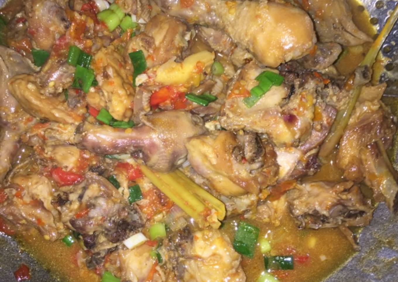 Rica-Rica ayam sederhana