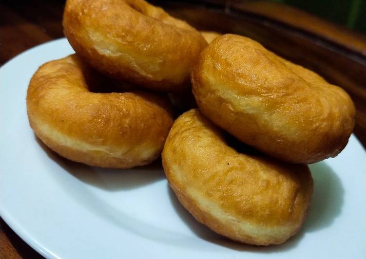 Resep Donat tanpa ulen, tanpa mixer, gampang, praktis, cepet buatnya Anti Gagal