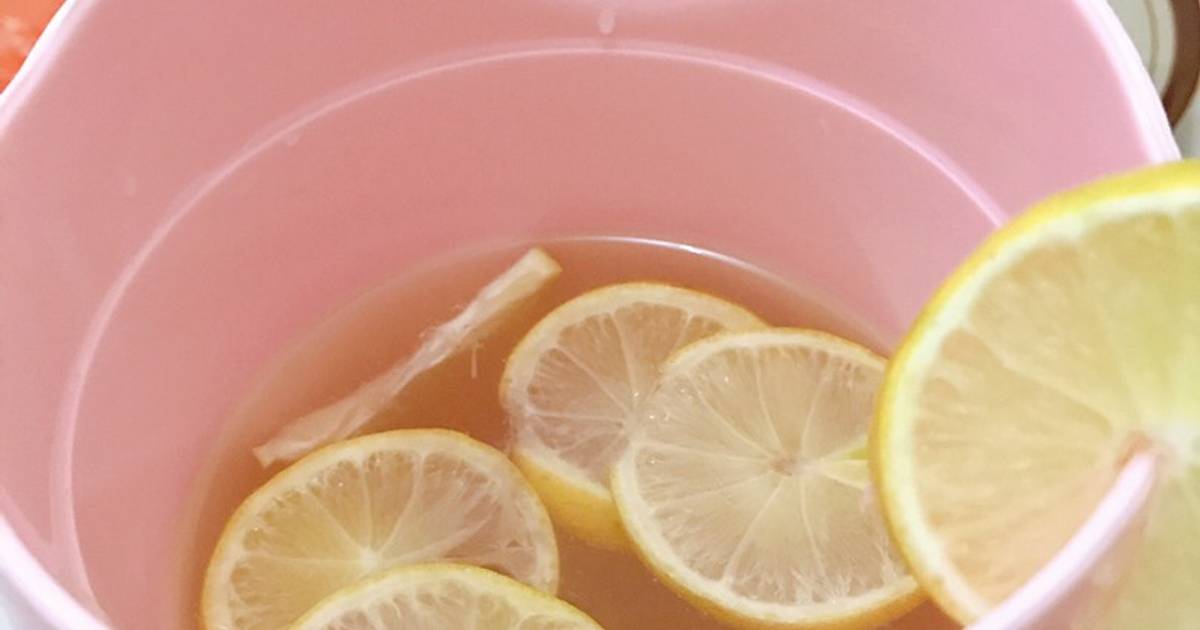 Resep Infused Water Lemon Madu oleh nurzazaa Cookpad