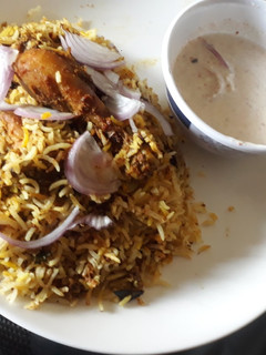 A picture of Chicken Biryani.