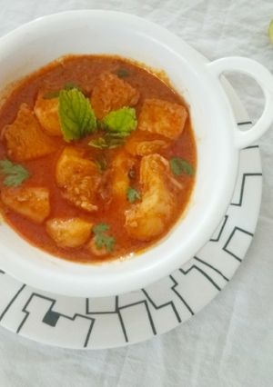A picture of Chicken Korma.
