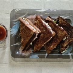 A picture of Dahi-Paneer Sandwich.