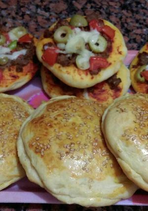 صورة لوصفة معجنات بيتي روعه ميني بيتزا وحواوشي
