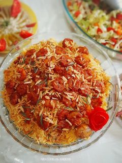 صورة لوصفة كبسة القريدس (الروبيان) 🦐