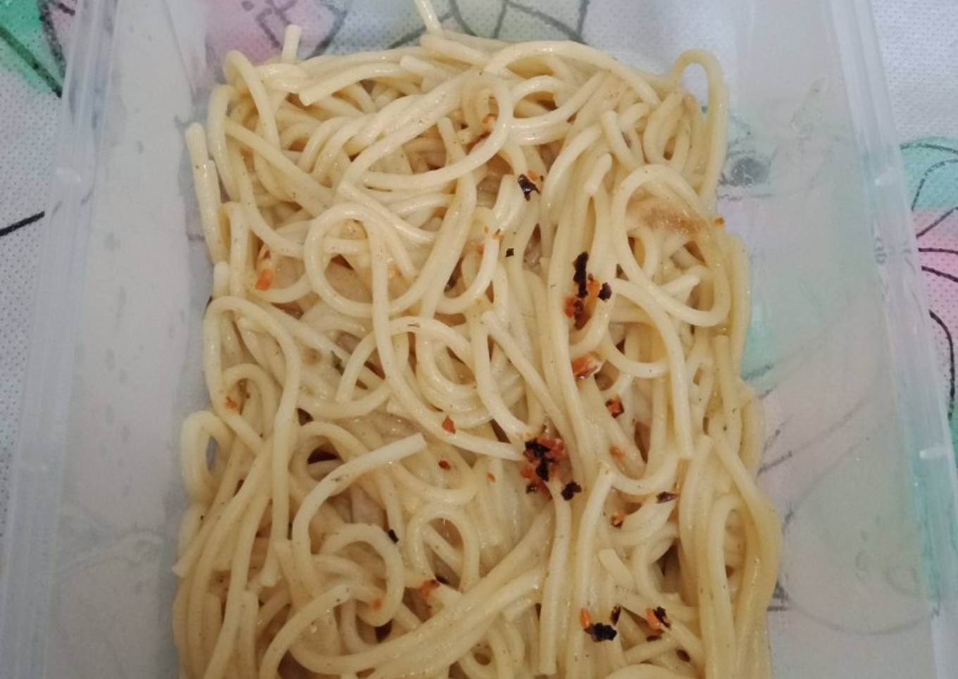 Spagheti rasa chicken mushroom