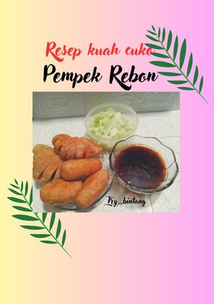 Foto resep Pempek Rebon & kuah cuko