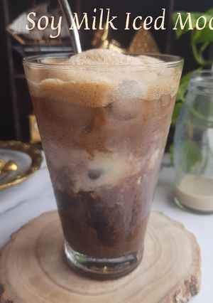 A picture of SOY MILK ICED MOCHA (VEGAN).