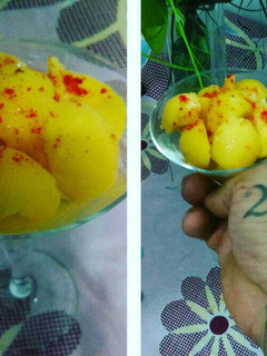 Una foto de Ensalada de mango