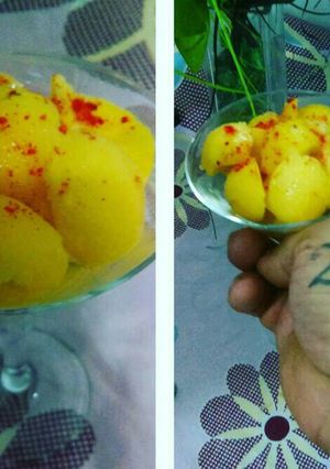 Una foto de Ensalada de mango