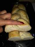 Pan casero trenzado con harina común