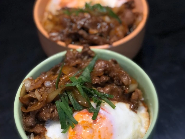 Cara Mudah Menyiapkan Resep Rice bowl beef teriyaki yang Lezat