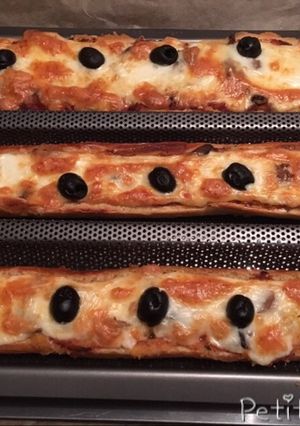 Une photo de Baguettes pizza