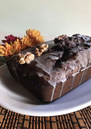Una foto de Cake integral de banana y nuez