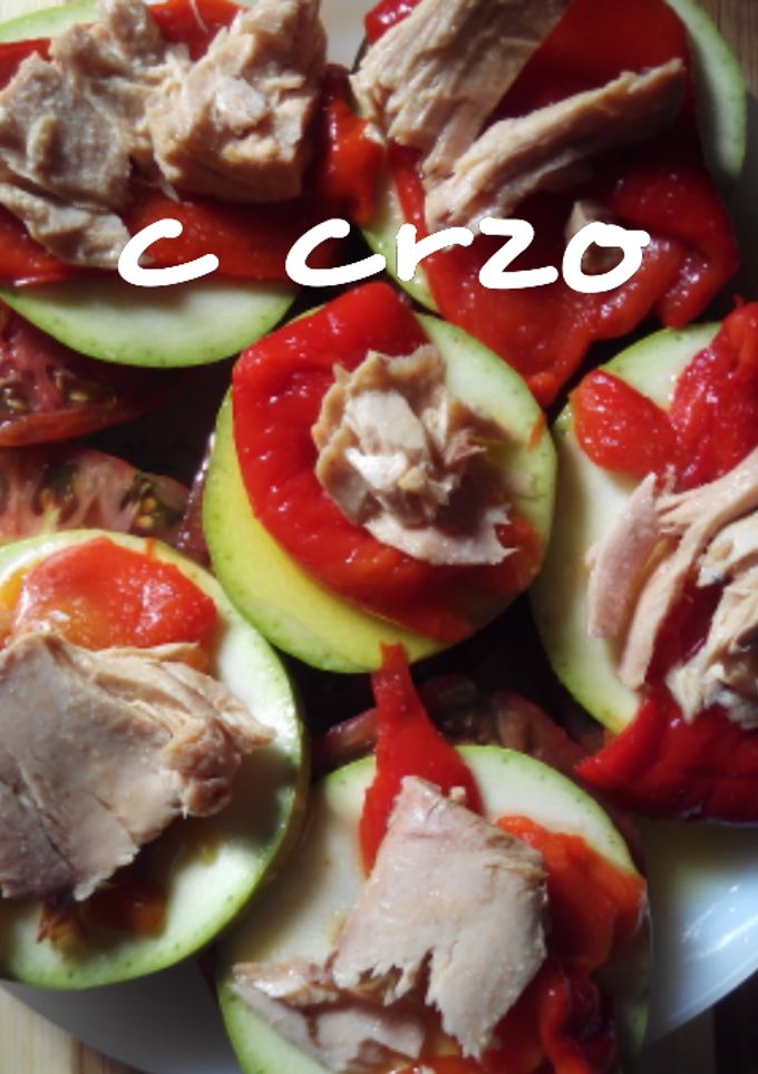 Una foto de Ensalada con color