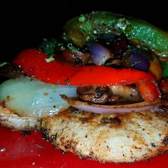 A picture of Mike's Southwestern Crispy Thick Pork Chops & Veggies.