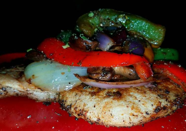 Recipe of Speedy Mike&#39;s Southwestern Crispy Thick Pork Chops &amp; Veggies