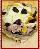 Delicious Ice cream with toppings