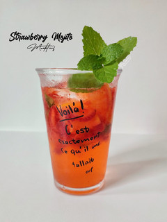 Foto resep Strawberry Mojito Mocktail