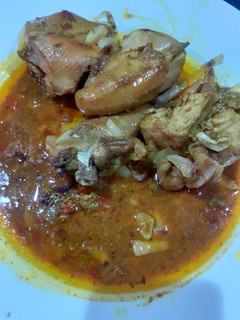 A picture of Curry Spicy chicken.