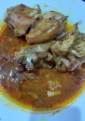 A picture of Curry Spicy chicken.