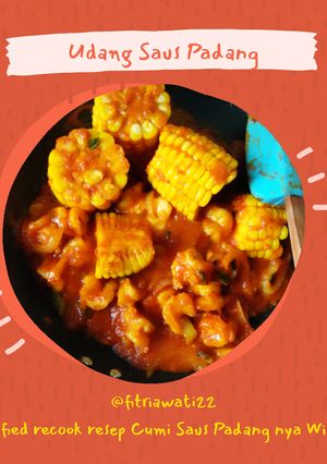 Foto resep 40. Udang Saus Padang