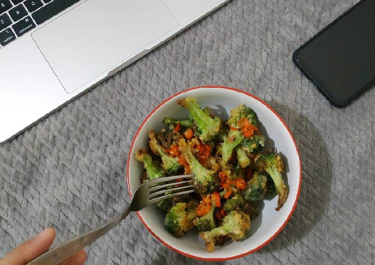 Fried Spicy Broccoli - Brokoli Goreng Pedas
