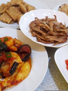 Foto resep Balado Kentrong (kentang teri terong)