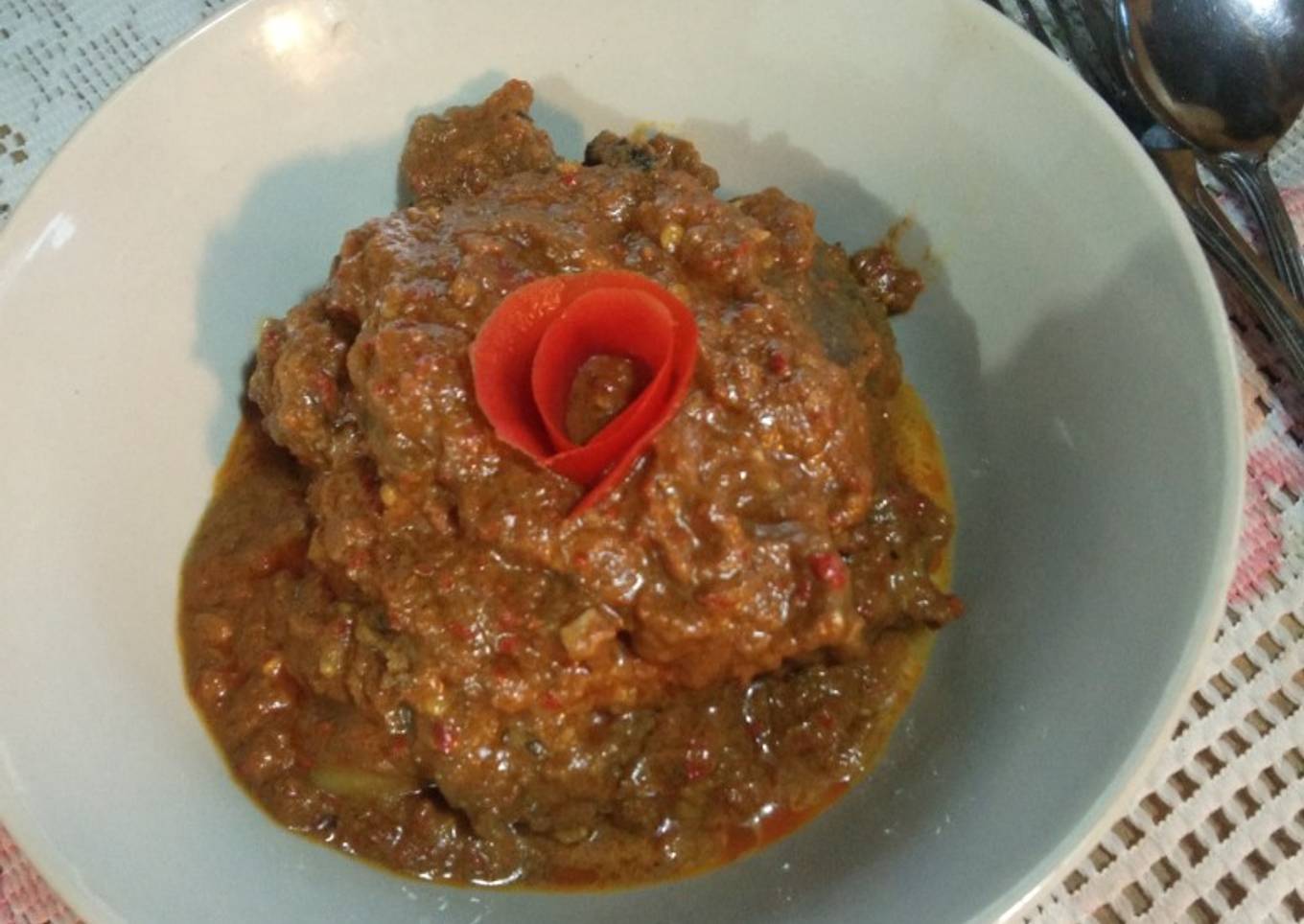 Rendang daging sapi