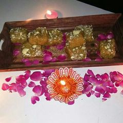 A picture of Besan Burfi.