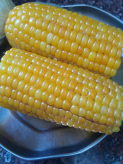 A picture of Boiled Makki.