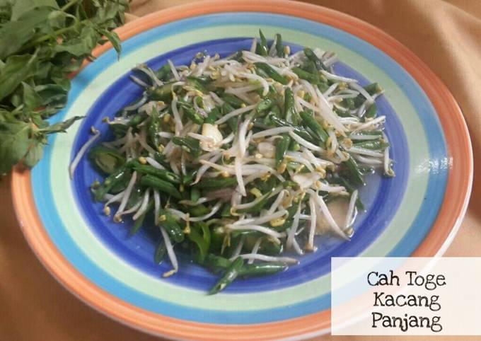 Resep Cah Toge kacang panjang oleh Wulandari Yulia Puspita - Cookpad