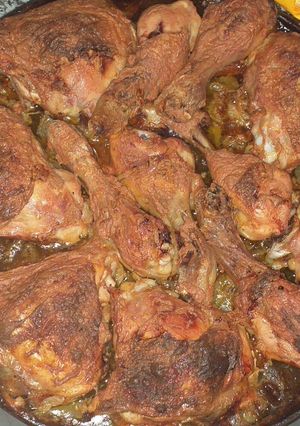 Una foto de Pollo a la mostaza y pimentón dulce