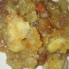 A picture of Aloo halwa.