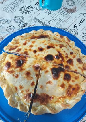 Una foto de Tarta de sachichas