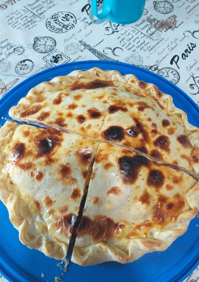 Una foto de Tarta de sachichas