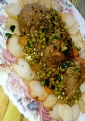 صورة لوصفة طاجين جلبانة (بازيلا)