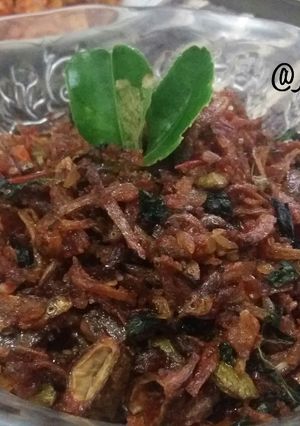 Foto resep Balado Teri dan Pete