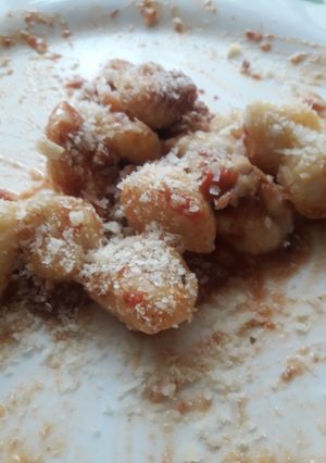 Una foto de Ñoquis de papas, pero diferentes