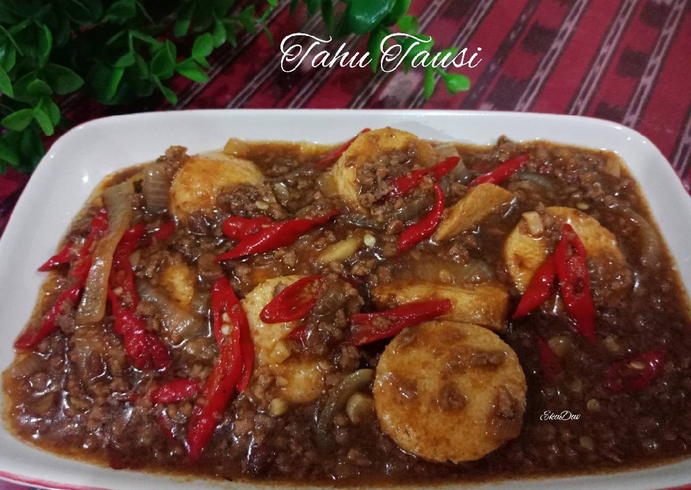 Tahu Tausi (simple)