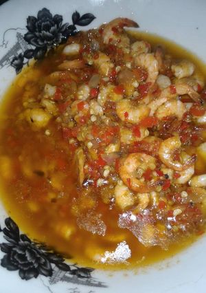 Foto resep Udang sambal terasi